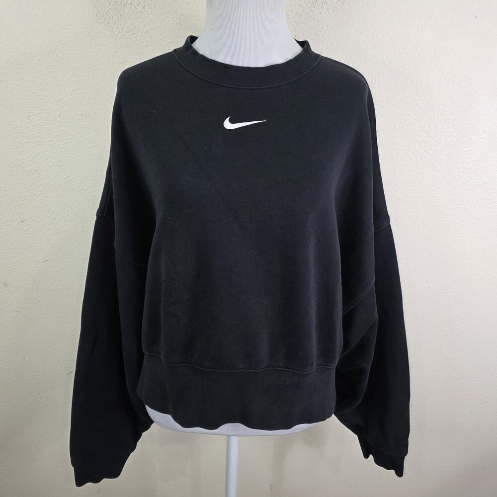 Nike Sportswear Women's Oversized Fleece Crew Neck Sweatshirt Size Medium